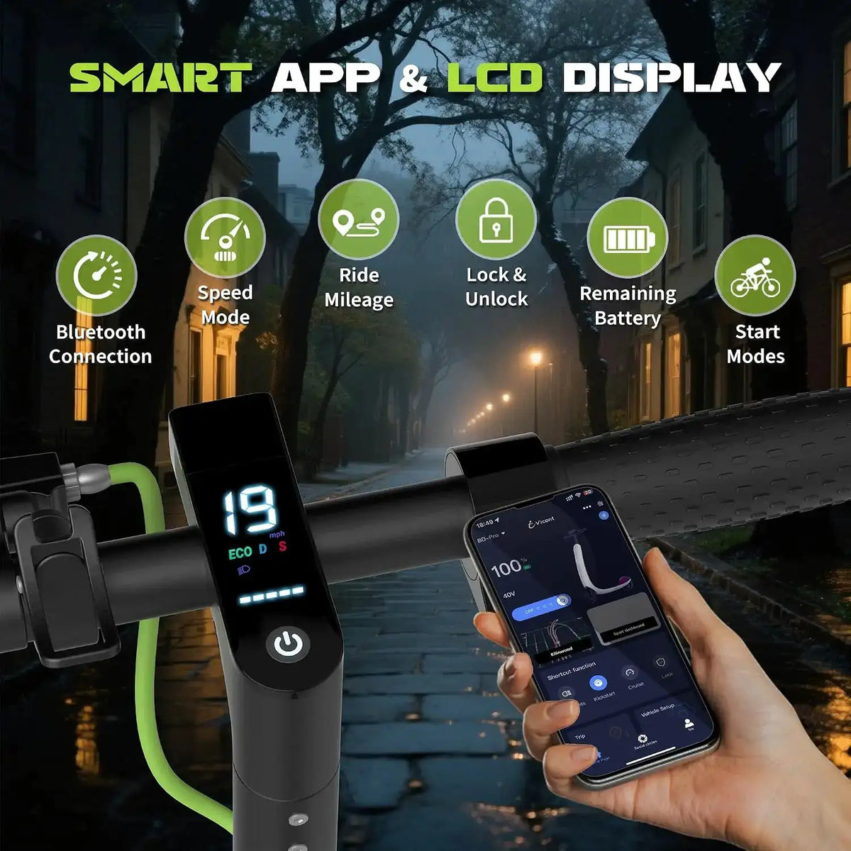 Foldable Electric Scooter — product view 2