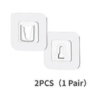 Double-Sided Adhesive Wall Hooks: Stylish Organization Solution