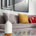 Ceramic Air Humidifier Aroma Diffuser Aromatherapy Cool Mist Ultrasonic Essential Oil  Diffuser With 7 LED Humidifier