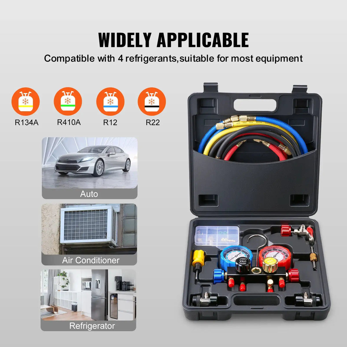 Ac Manifold Gauge Kit With Hose — product image 3