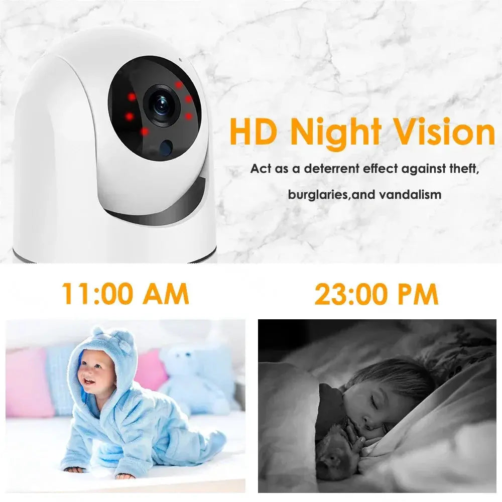 2K 4MP AI Baby Monitor With Night Vision And Smart Tracking