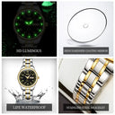 Womens Stainless Steel Quartz Watch