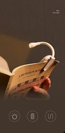 Mini Clip Book Light USB Charging LED Dimmable Eye Protect