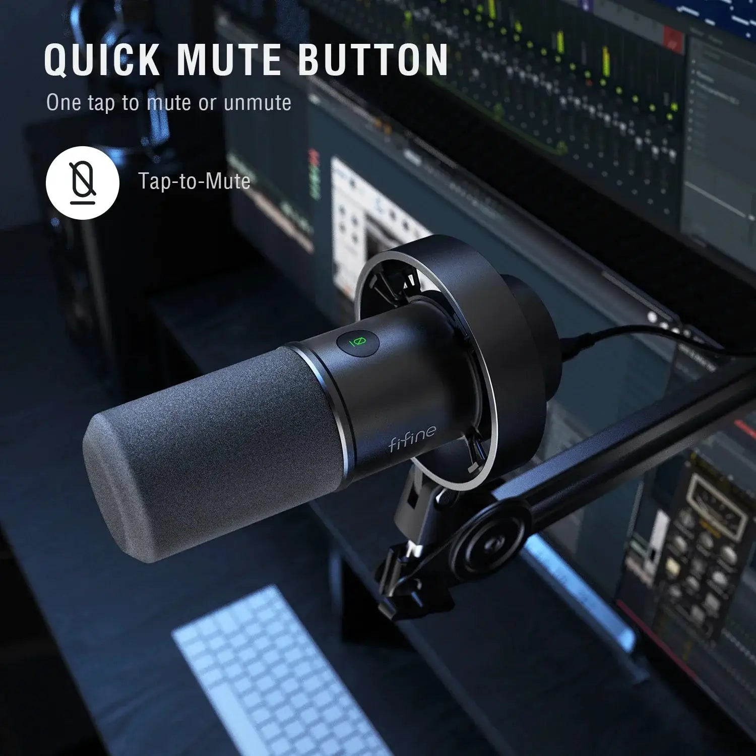 K688W Dynamic USB XLR Studio Microphone for Streaming