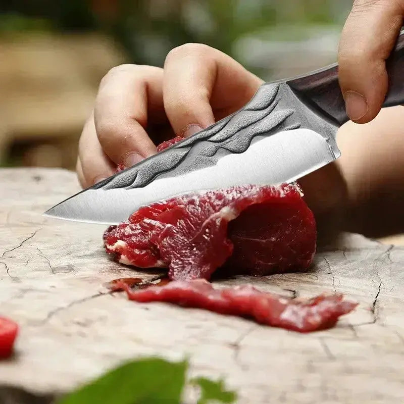 Handcrafted Stainless Steel Boning And Chef Knife Set - OurLum.com