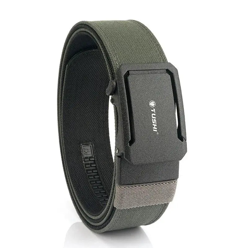 Durable Military Belt for Men with Gear — product view 9