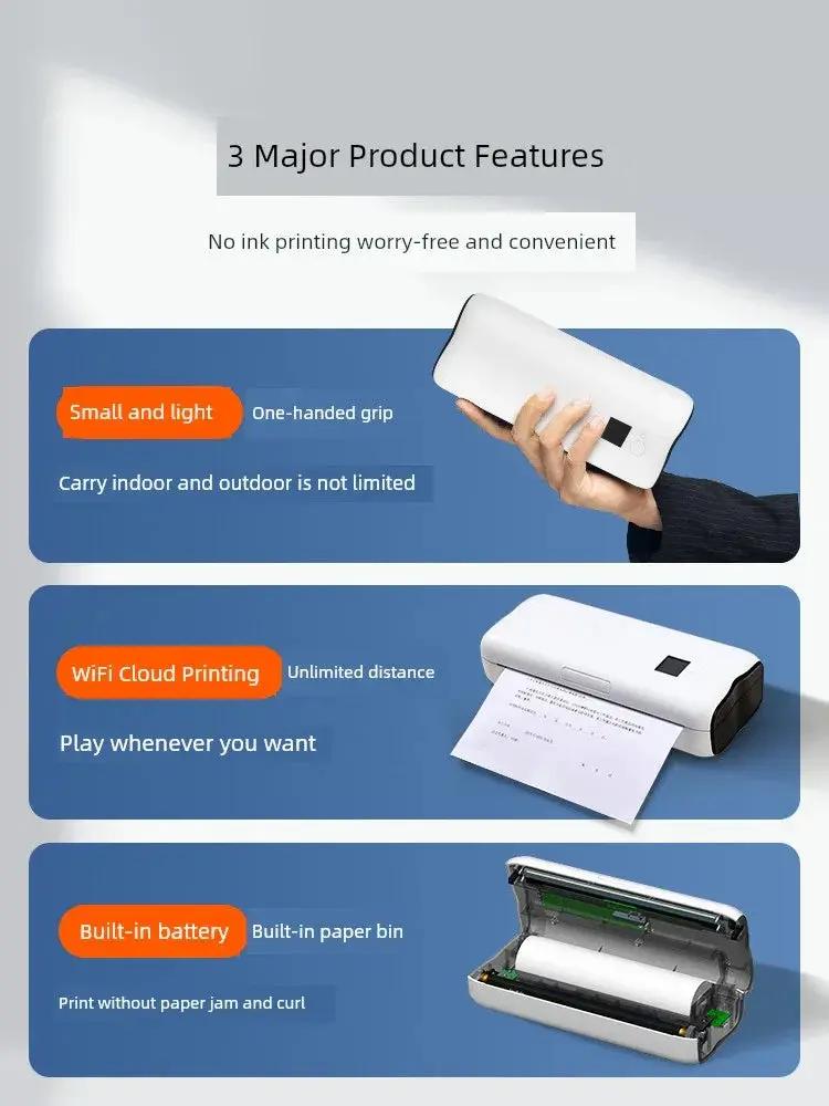 Homework Wireless Student Dormitory Mini Printer For Notes - OurLum.com