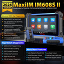 Autel MaxiIM IM608S II Key Programmer ALL-IN-ONE IMMO Key Programming Tool XP400PRO J2534 ECU Coding CANFD DoIP Diagnose Scanner