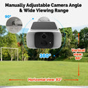 Smart Solar Security Camera for Outdoor Monitoring