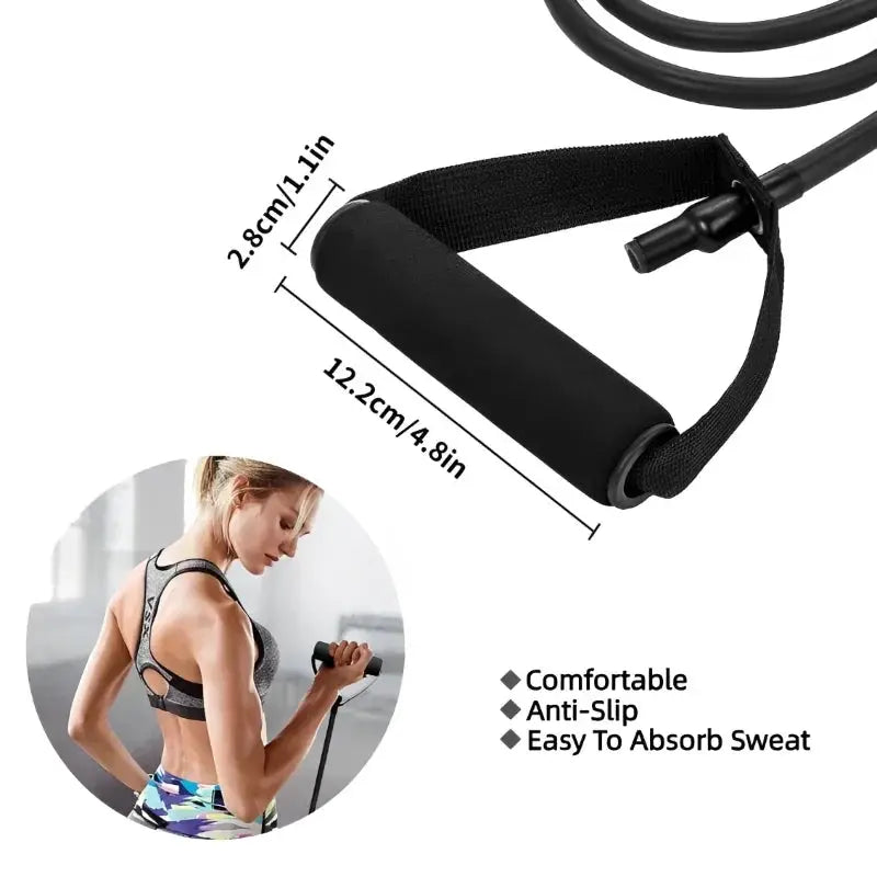 Resistance Bands With Handles Home Workout For Men And Women