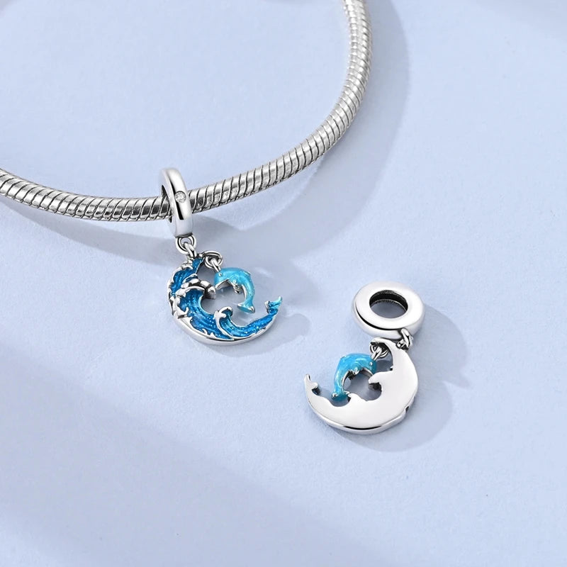 Sterling Silver Charm Pendant Sun