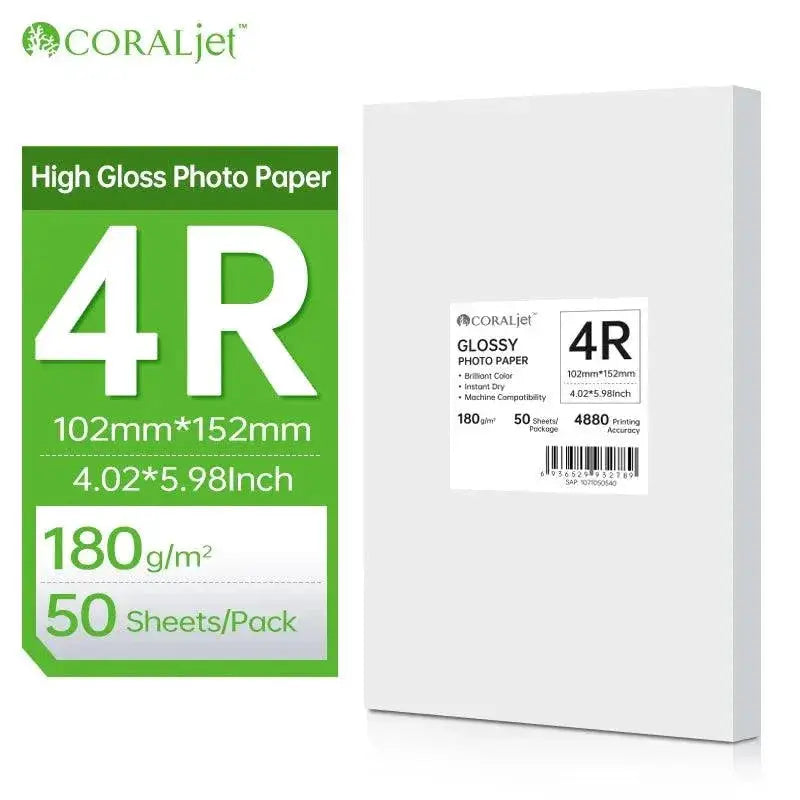 Coraljet Premium Glossy Inkjet Photo Paper Vivid Colors