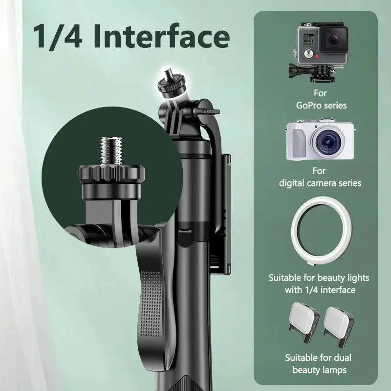 Selfie Stick Tripod With Fill Light Ultimate Content Creator