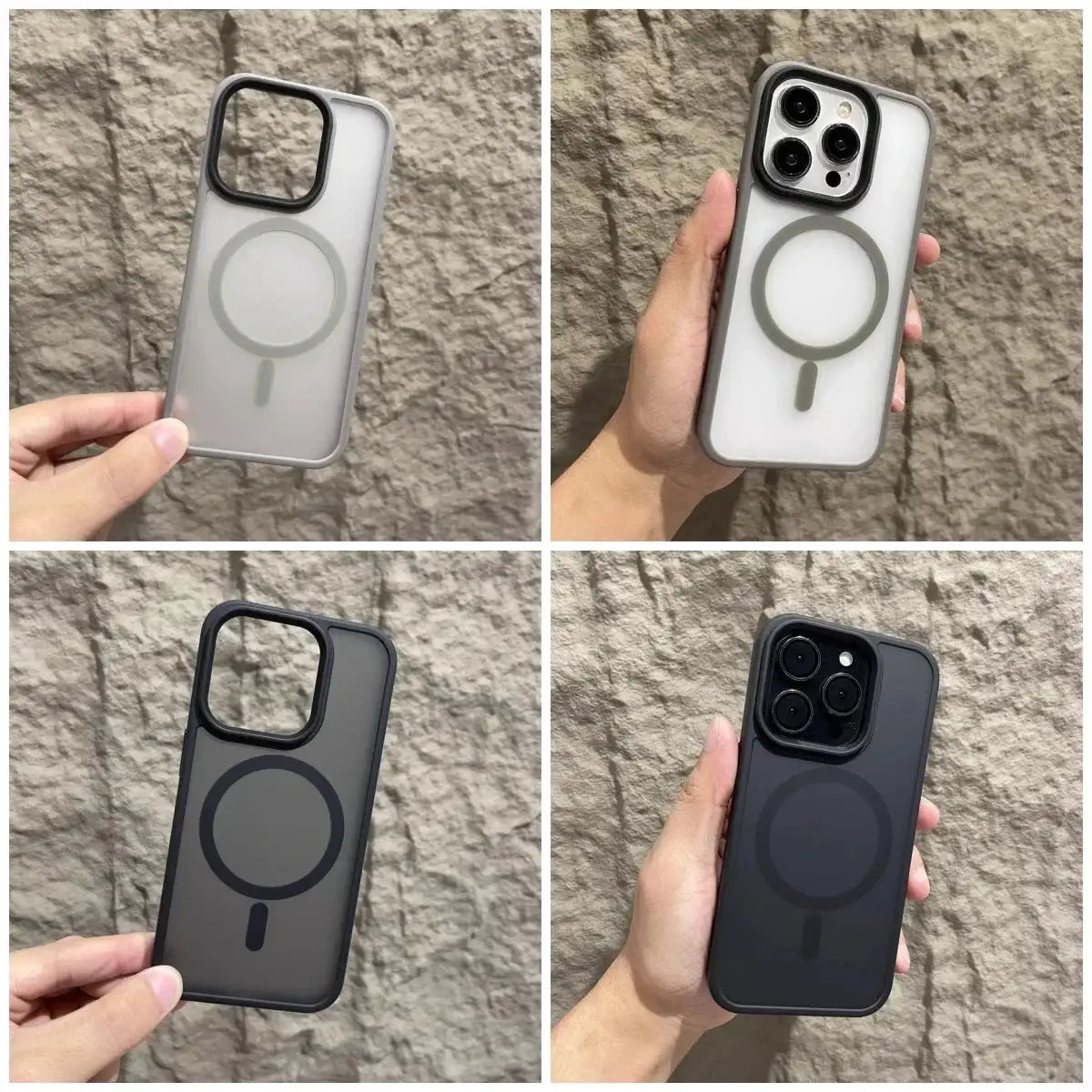 Matte Magnetic Original Phone Case For iPhone 18 Air 17 16 15 14 12 11 13 Pro Max 16e Plus For Magsafe Wireless Charging Cover