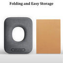Ergonomic Folding Memory Foam Nap Pillow for Cervical Support
