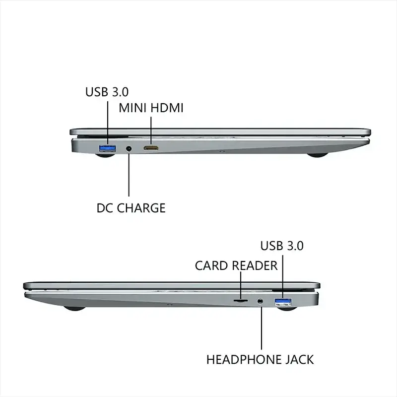 Windows Pro Quad Core Laptop With RAM SSD High Res Display