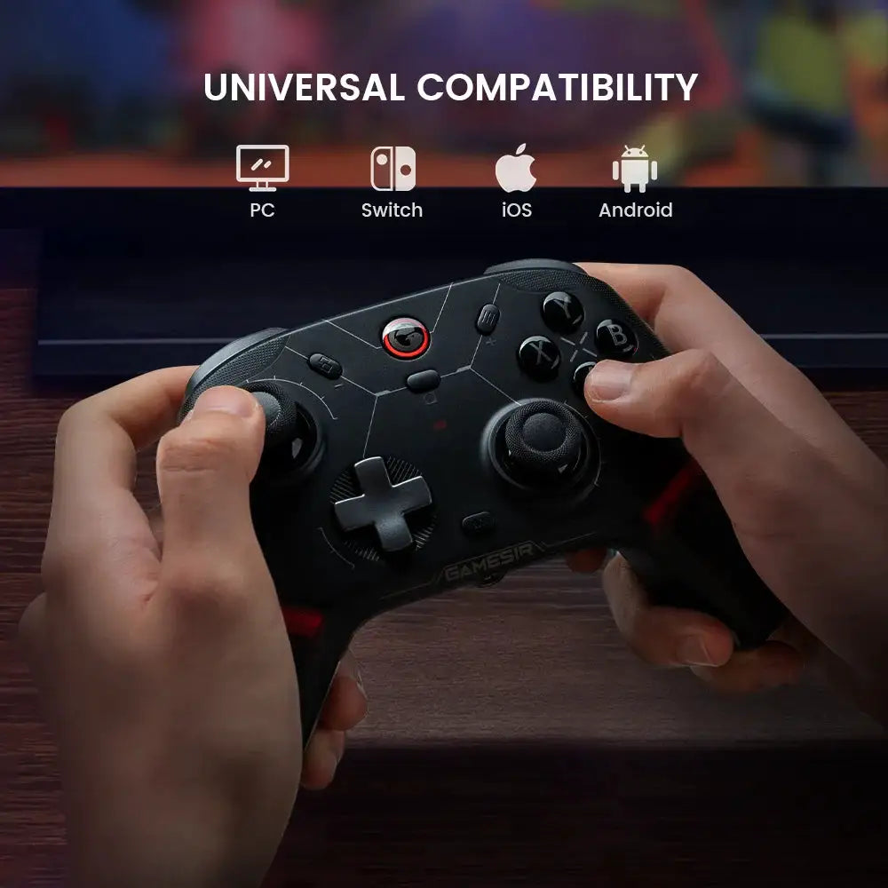 GameSir Cyclone 2 Wireless Pro Controller, Hall Effect Joysticks, Bluetooth Gamepad for Nintendo Switch, iPhone, Android & PC