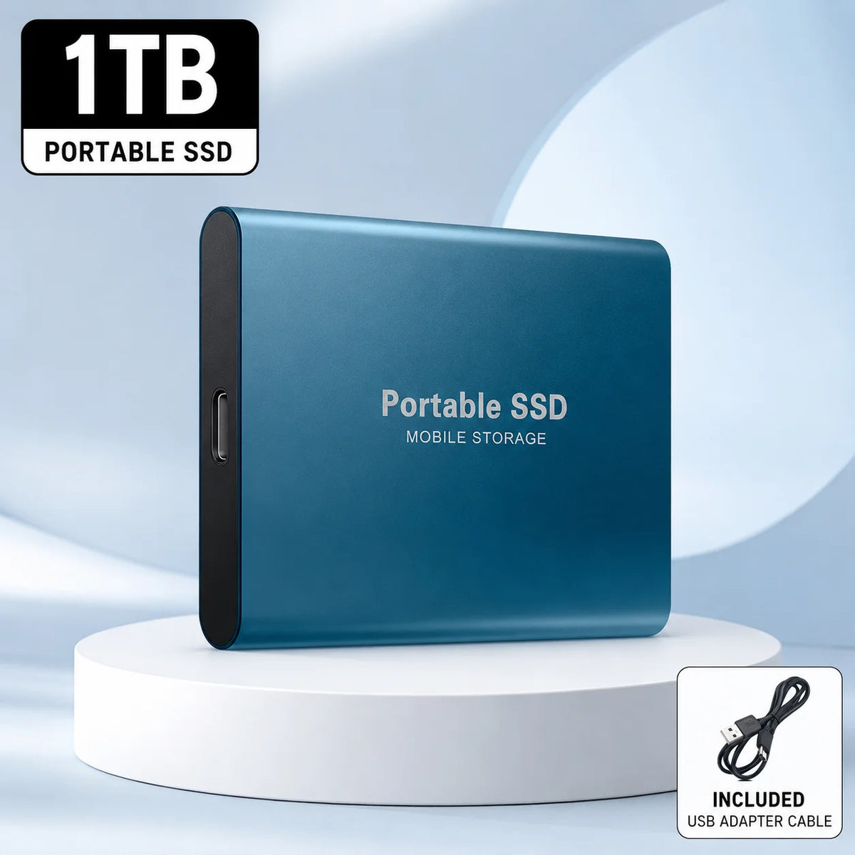 USB USB-C Laptop External SSD