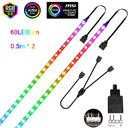 Addressable Rainbow WS2812B LED Strip for 5V ARGB Header Aura Sync MSI Mystic