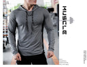 Mens Fitness Tracksuit Hoodie Gym Joggers Outdoor Workout