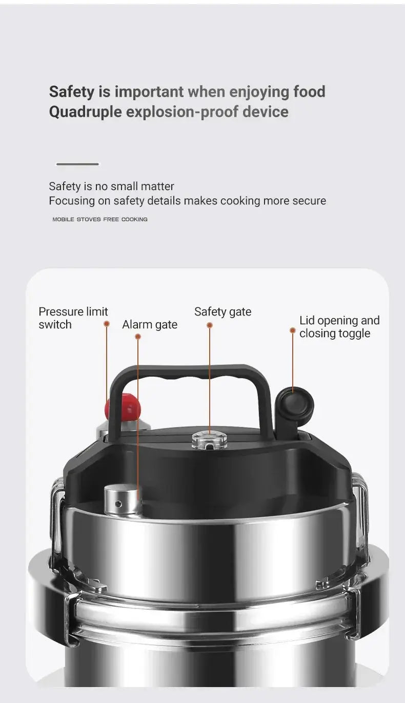 Portable Pressure Cooker for Camping — product view 13