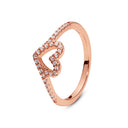 Sterling Silver Ring Love Heart