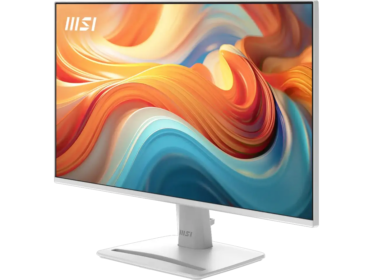 MSI 24" Full HD 144Hz IPS with Adaptive-Sync 1ms HDR Ready Built-in Speakers white computer monitor for both work and gaming MP243W E14