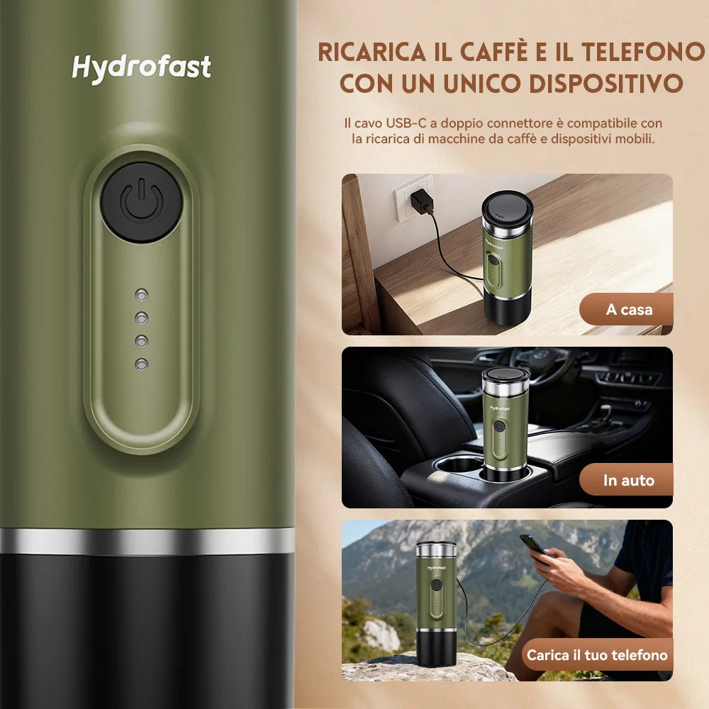 Hydrofast / Battery Portable Espresso Machine, Pump, Tank — product view 6