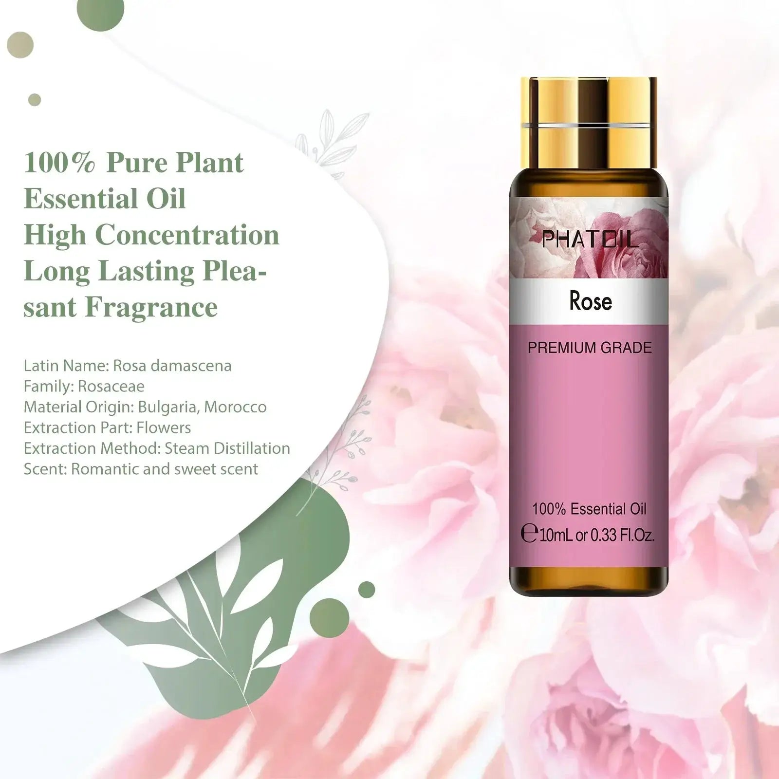 Nine Piece 10ml Diffuser Essential Oil Set Pure Natural Oils