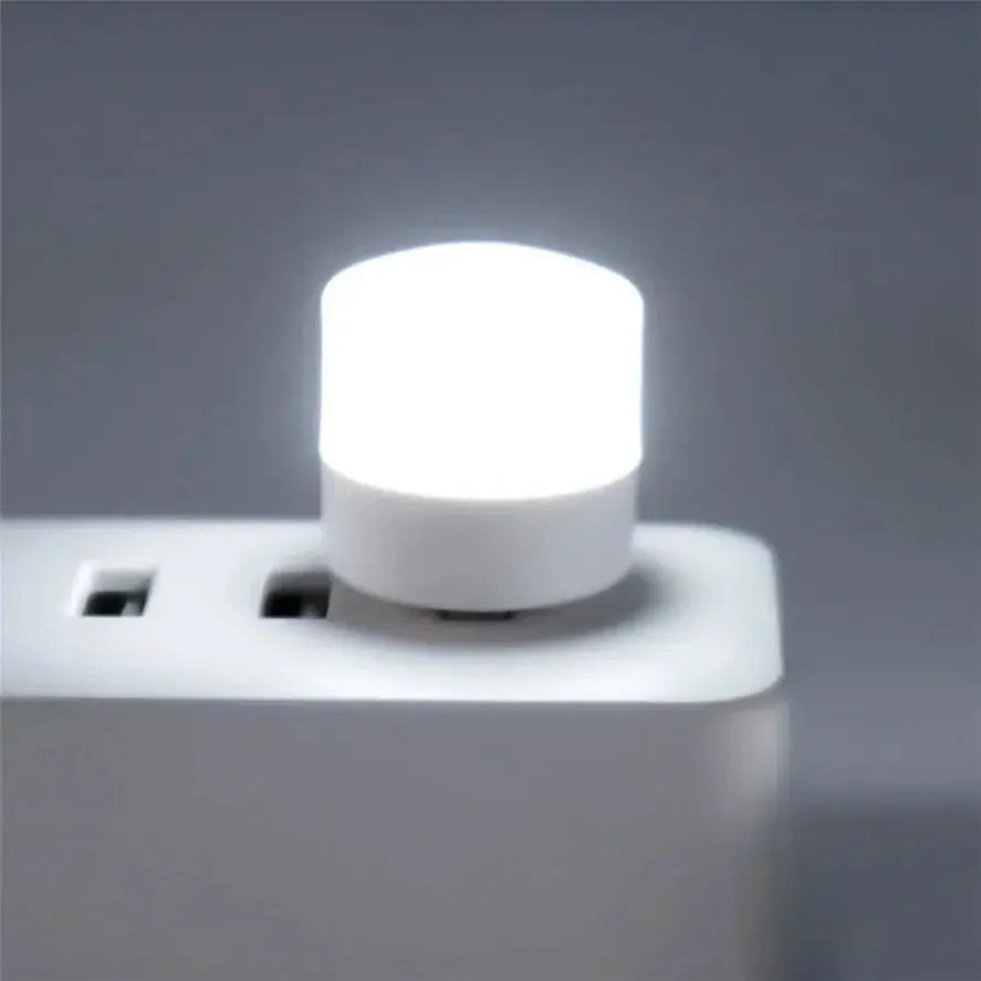 Compact USB Plug Lamp LED Night Light Mini Book Reading