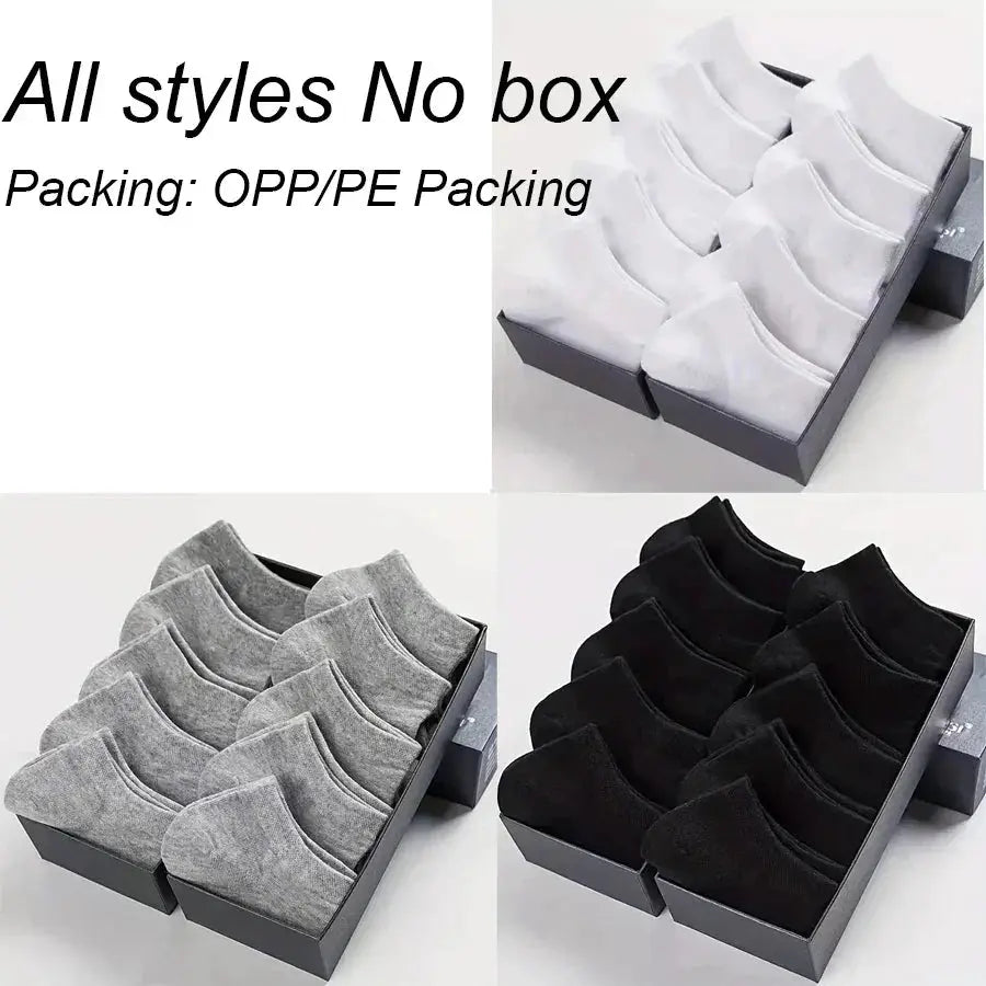 Mens Premium Ankle Boat Socks Comfort Style Odor Control