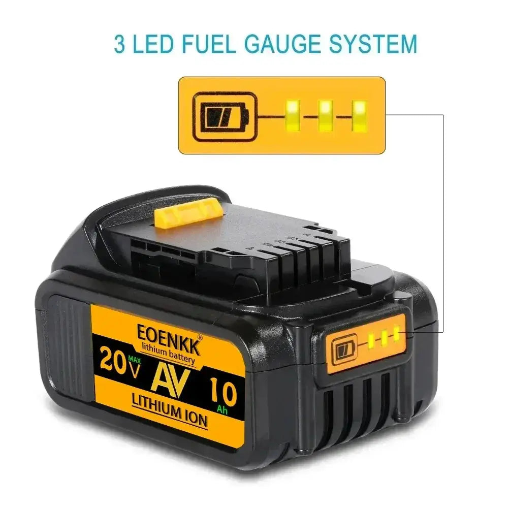 20V 10Ah Lithium Replacement Battery For Power Tools