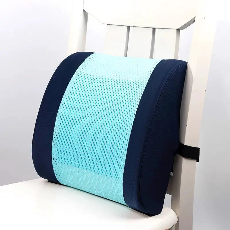 Breathable Memory Foam Lumbar Cushion For Car And Office