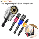 105 Degree Angle Socket Adapter Extension Set Versatile Tool