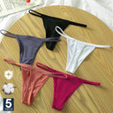 5-Piece Seductive Cotton G-String Panties Set Elegant Intimates