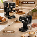 Semi Automatic Espresso Machine, Compact Espresso Maker