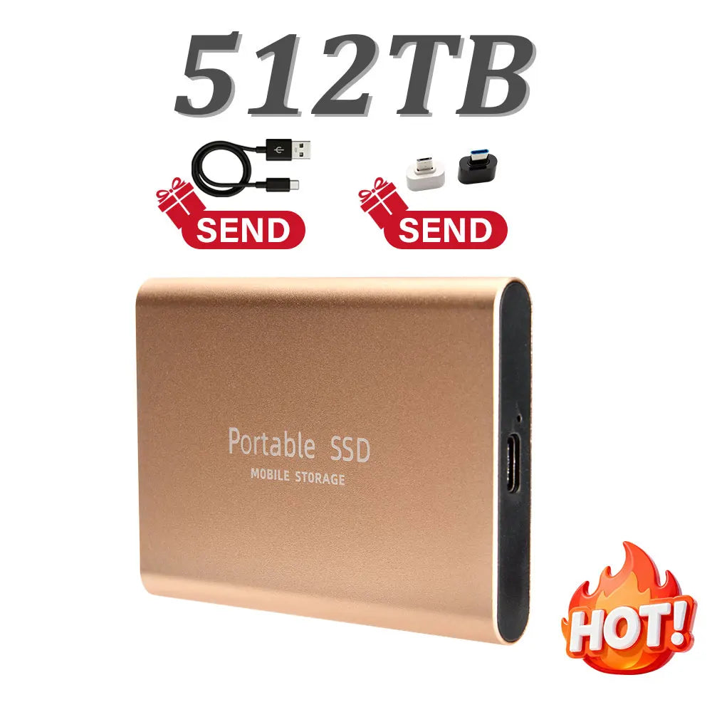 Portable USB-C External SSD Drive