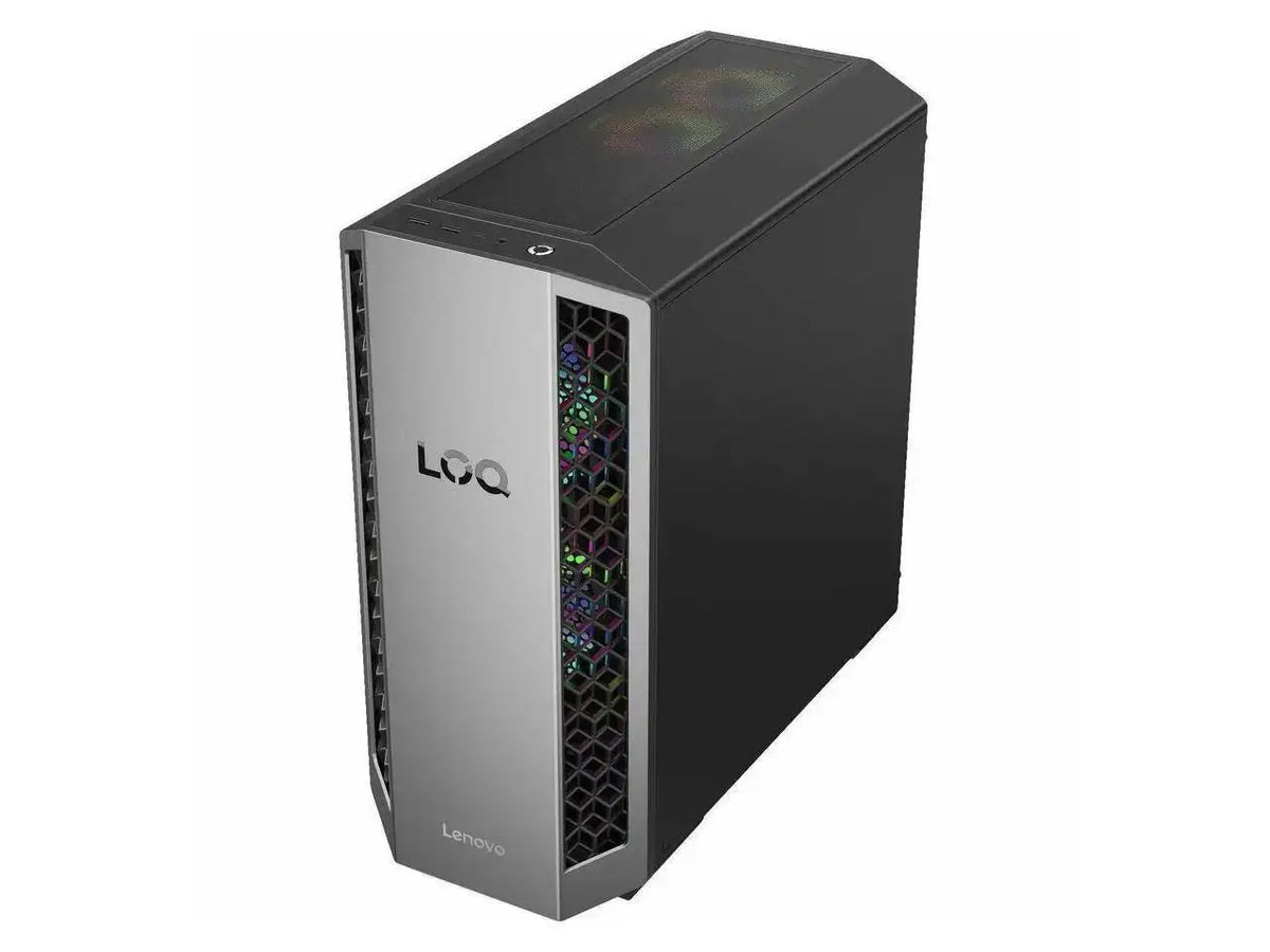 Lenovo Loq 26Adr10 91Df000Uus Gaming Desktop Computer - Amd Ryzen 7 8745Hx - 32 Gb - 1 Tb Ssd - Tower - Luna Gray, Eclipse Black - Amd Chip - Windows 11 Pro 64-Bit - Nvidia Geforce Rtx 5060 Ti 8 Gb -