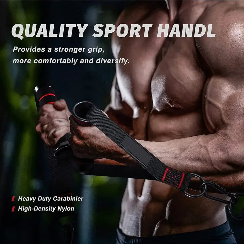 Heavy Duty D Ring Cable Machine Handles for Home Gym