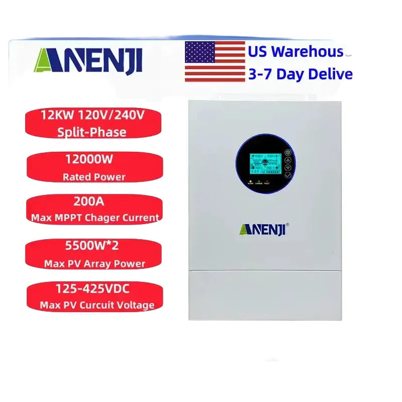 Anenji MPPT Solar Inverter — product view 1