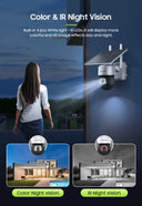 SHIWOJIA 5W 4G Solar Camera Wifi TUYA Smart Outdoor Camera