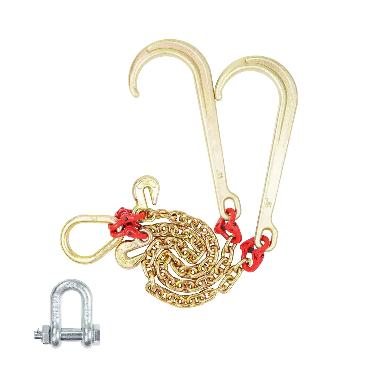 Tow Chain With J And Grab Hook — product image 1