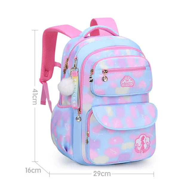 Adjustable Nylon School Carry Backpack