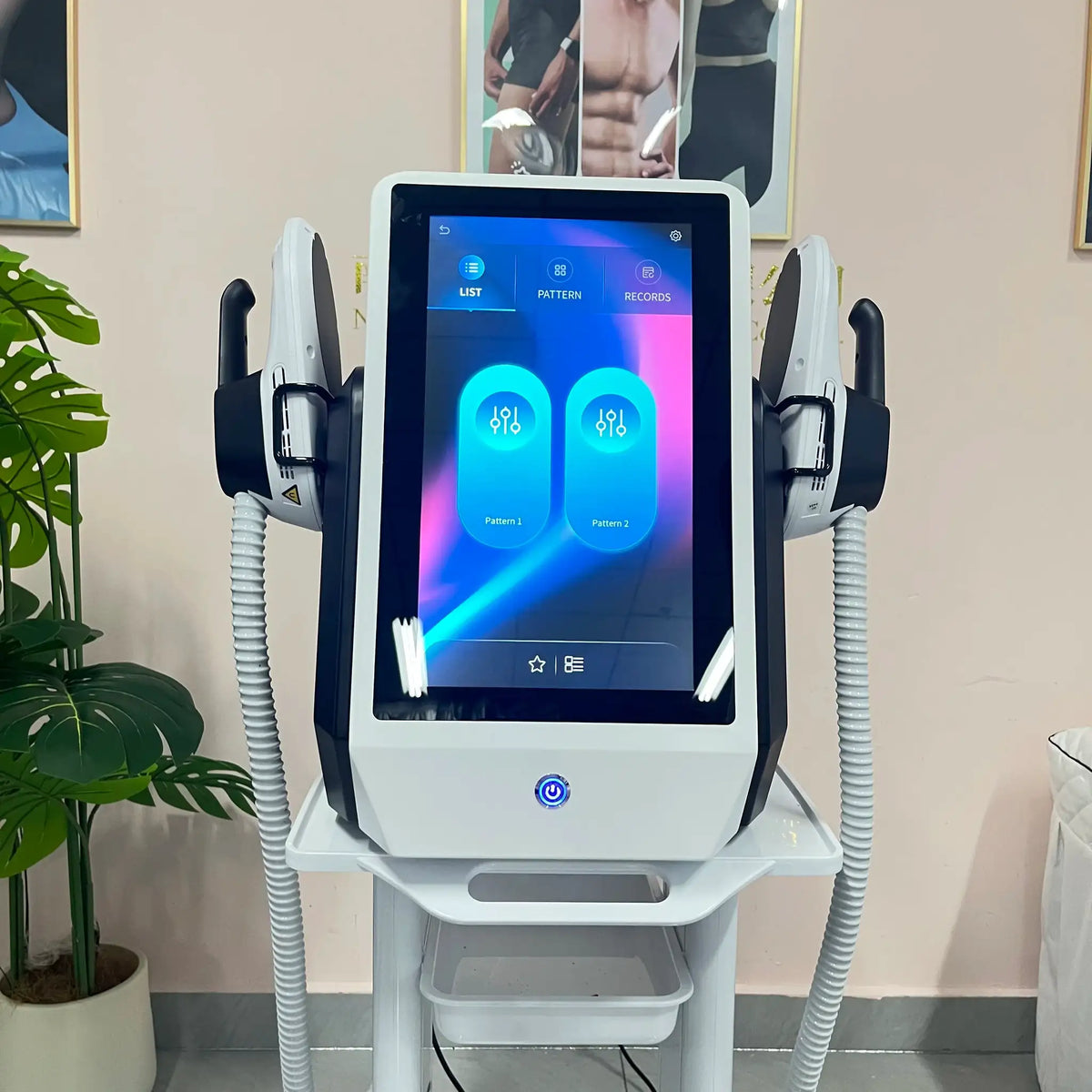 Professional MYOslim EMS Body Slimming Machine Muscle Stimulation Weight Loss Therapy 4-Handle for Pelvic Buttock Fat Burning