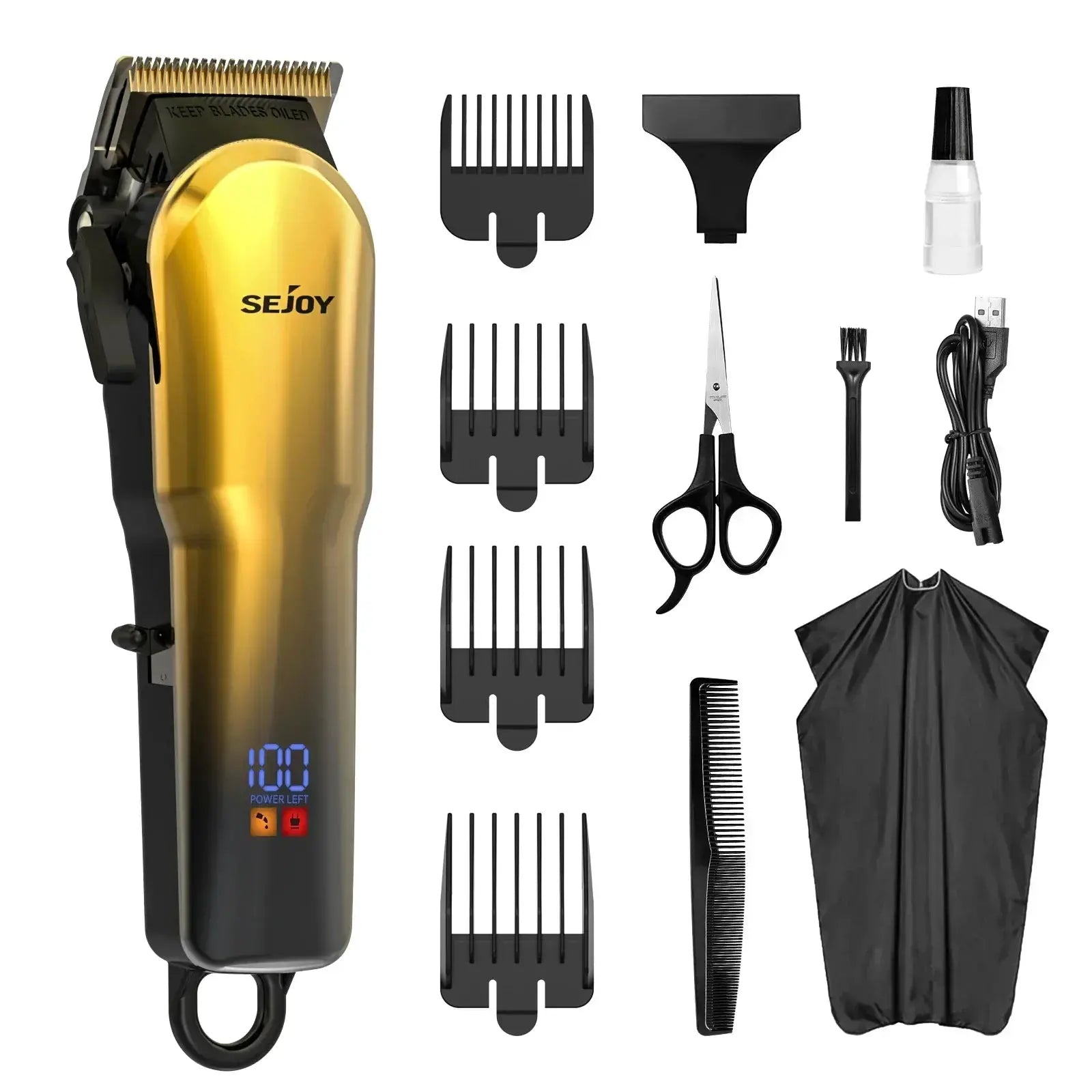 Sejoy Cordless Electric Hair Trimmer Professional Shaver