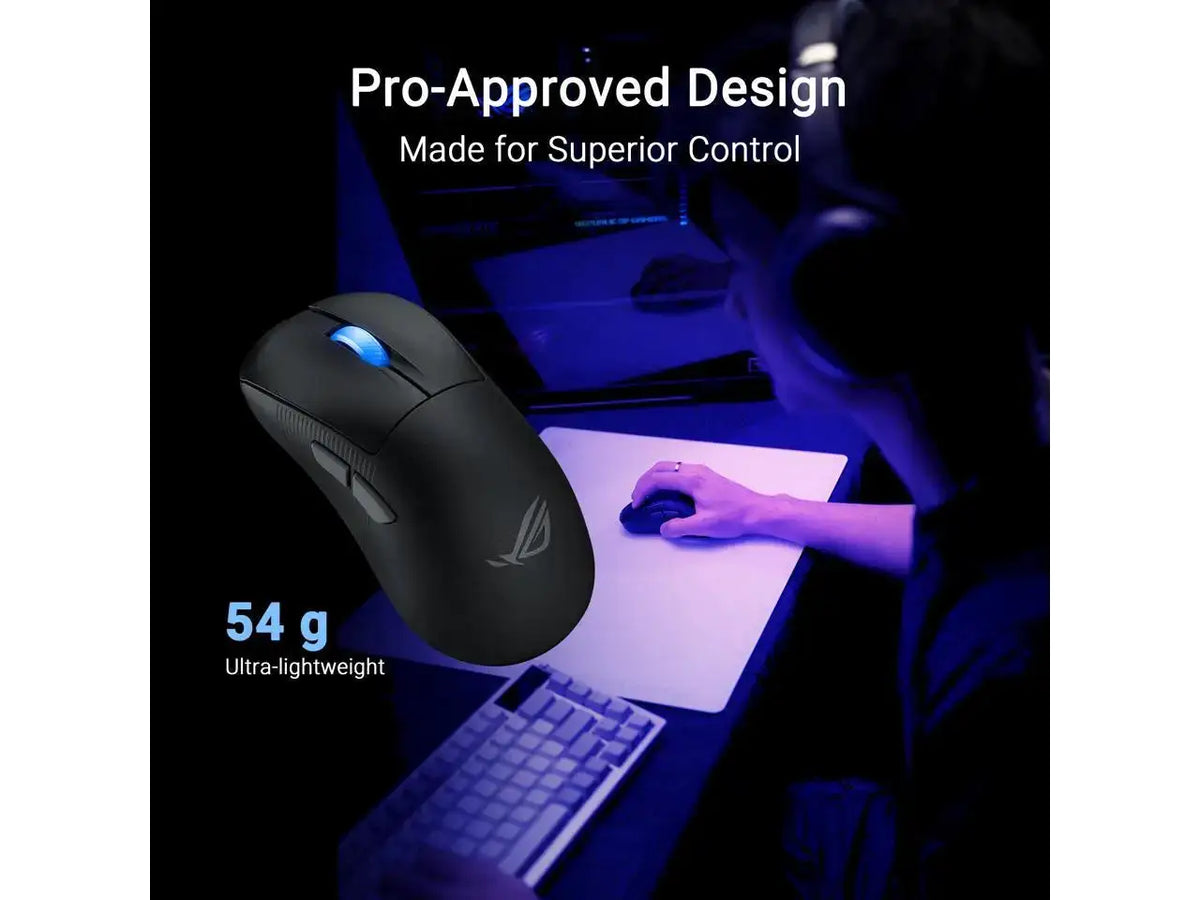 ASUS ROG Keris II WL Ace ( ergonomic mouse, , ROG Micro — product view 3