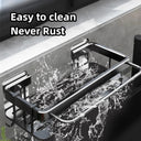 Aluminum Sink Organizer: Stylish Space-Saving Solution Design