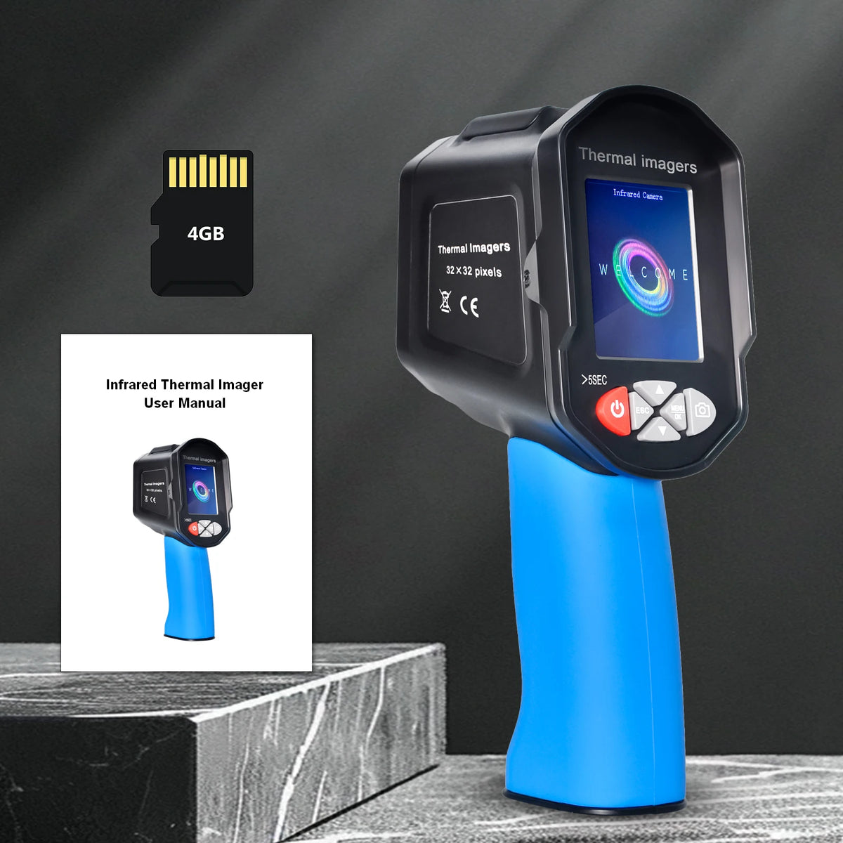 Pixels Infrared Thermal Imaging Camera, Megapixel Visible Image Temperature — product view 7