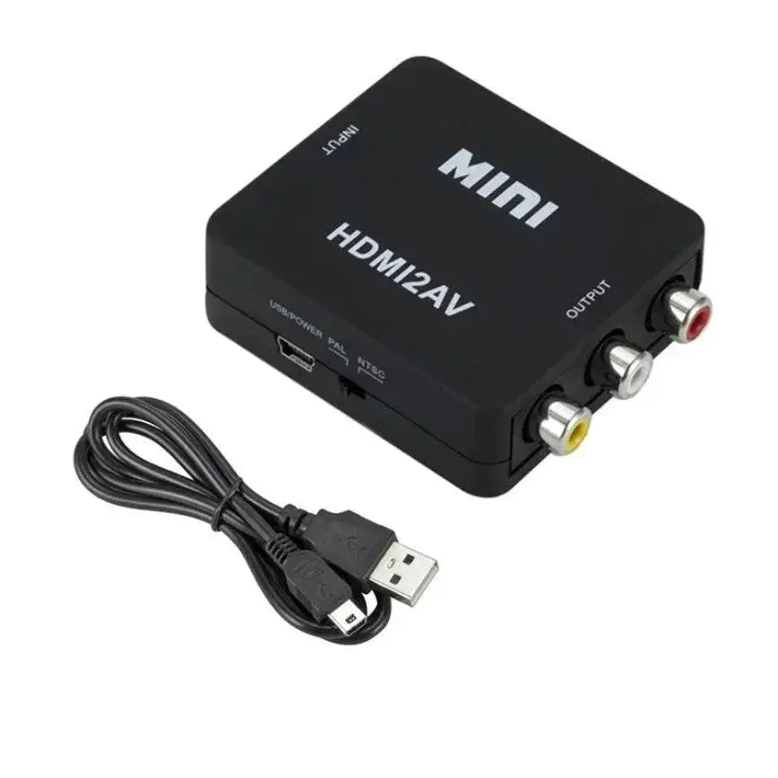 Grwibeou HDMI to RCA AV Converter Ultimate Video Enhancement