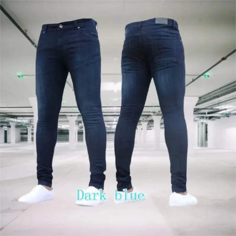 Men's Stretch Slim Fit Jeans Casual Denim Pants For Men